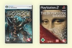 <img Packshots: Bioshock/Da Vinci Code