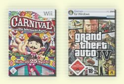 Packshots: Carnival Games/Grand Theft Auto IV Packshots: Carnival Games/Grand Theft Auto IV